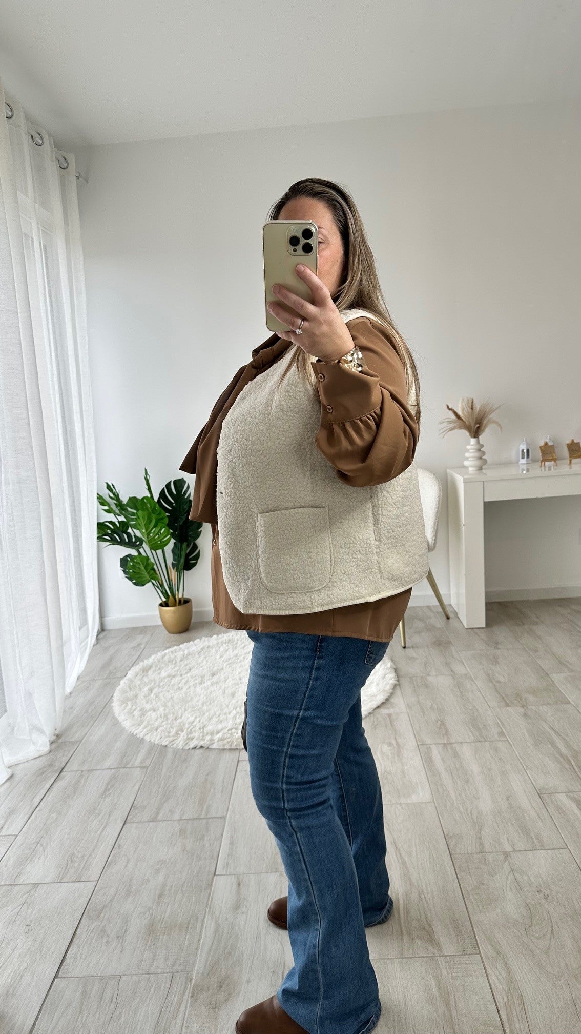 Gilet en bouclette