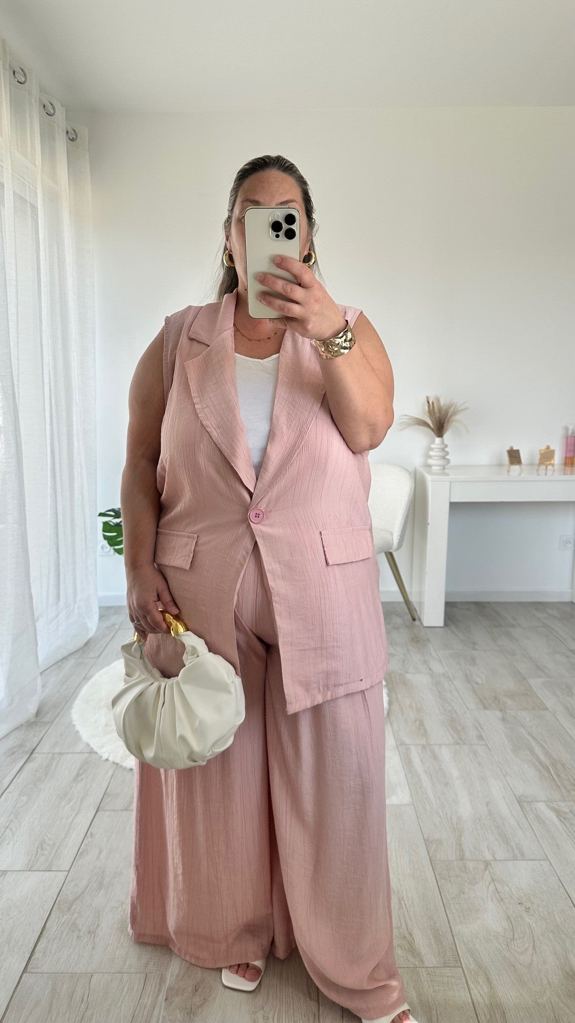 Blazer léger sans manches Amaya