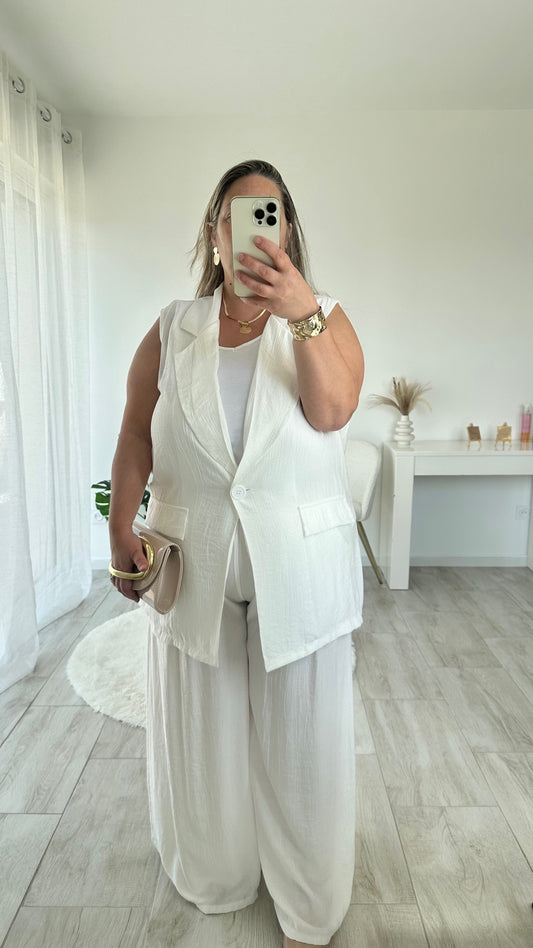 Blazer léger sans manches Amaya