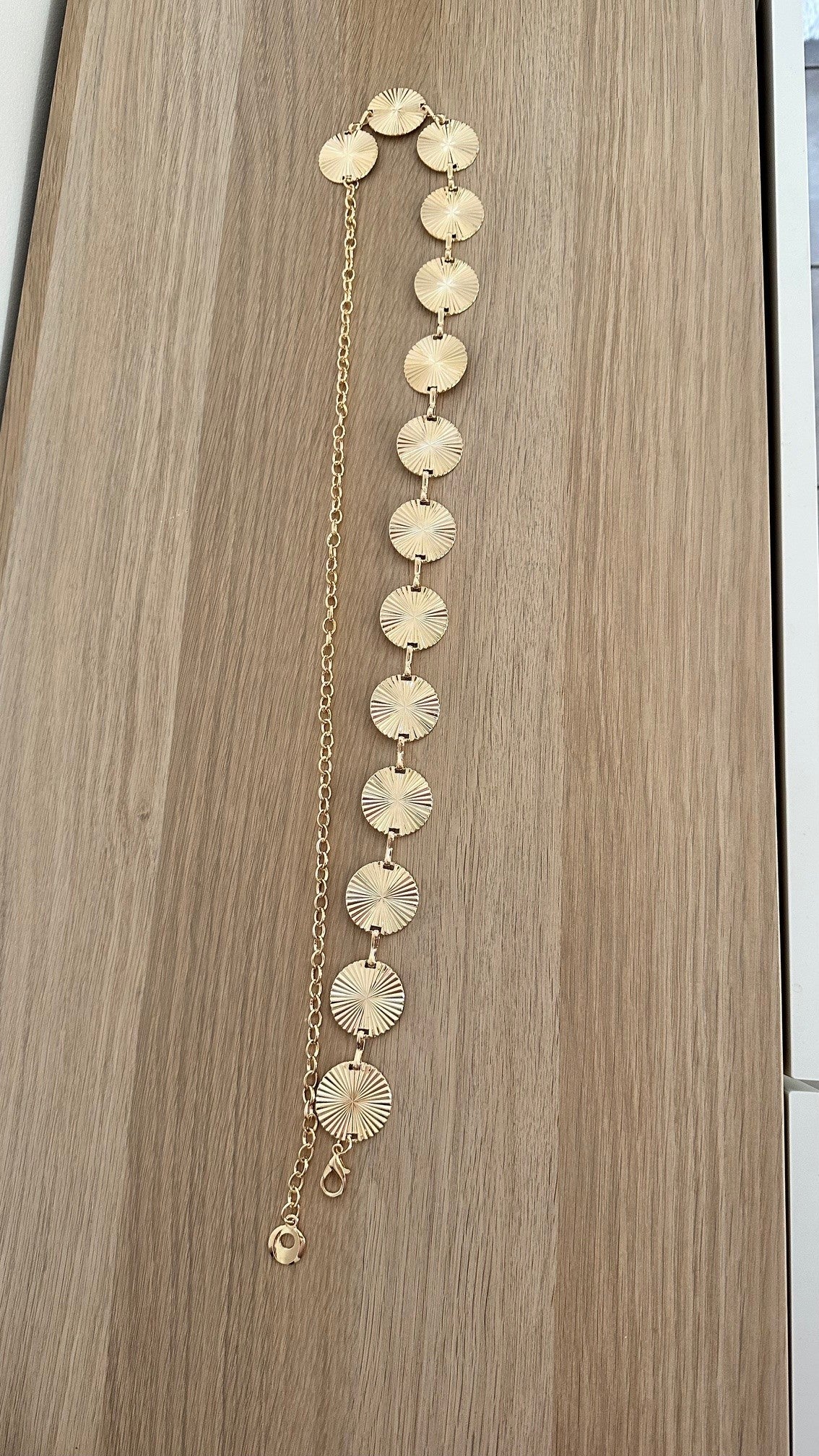 Ceinture doré