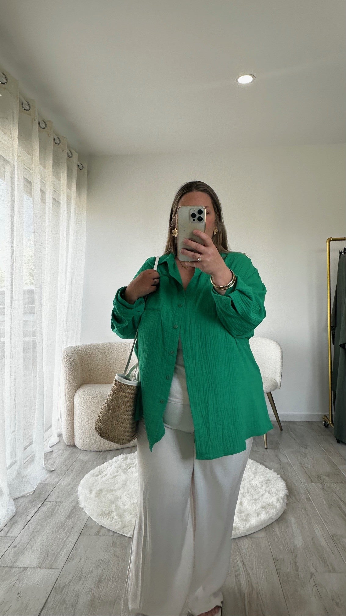 Chemise en gaz de coton