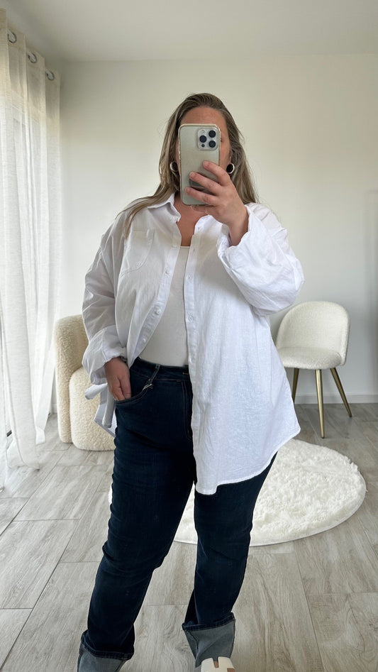 Chemise en lin & coton