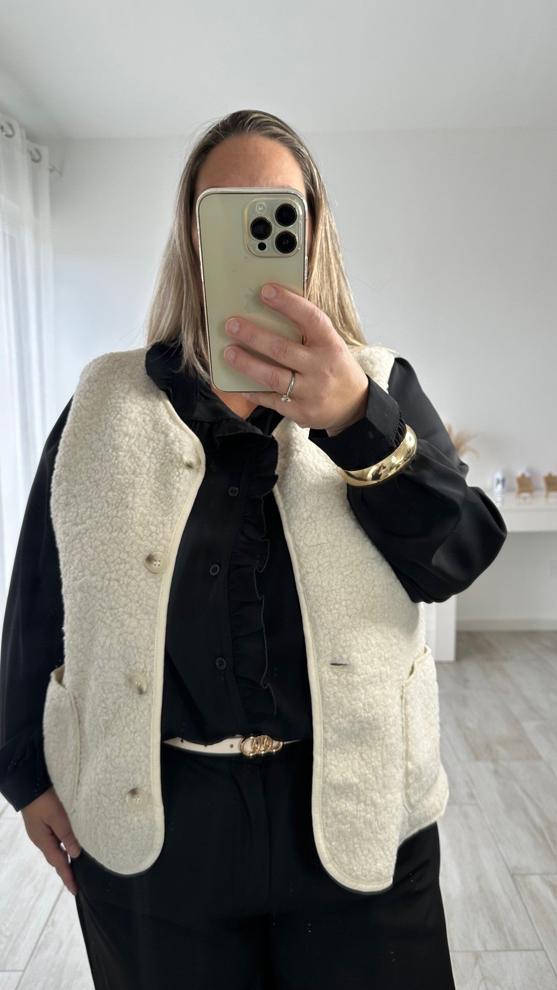 Gilet en bouclette